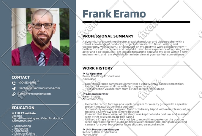 write and upgrade your resume, cv, cover letter, linkedin