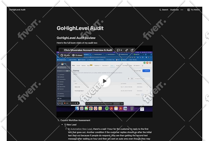 set up your go high level account for client tracking