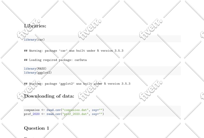 do any project in r studio