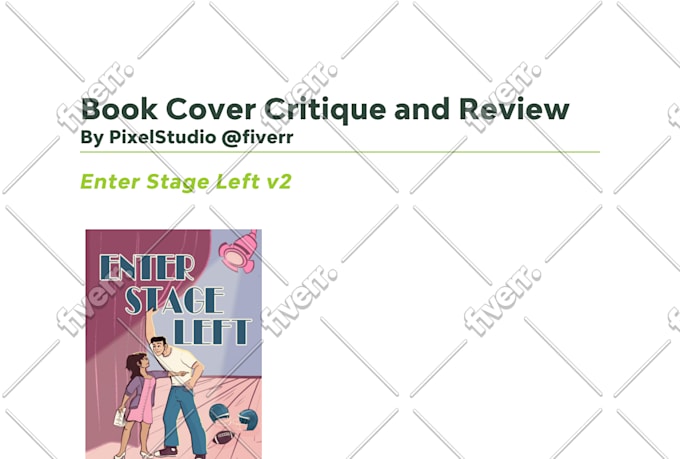 critique and review your ebook or print book cover