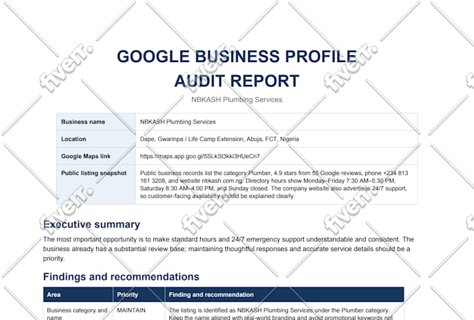 setup, audit optimize your gmb google business profile for gbp ranking,