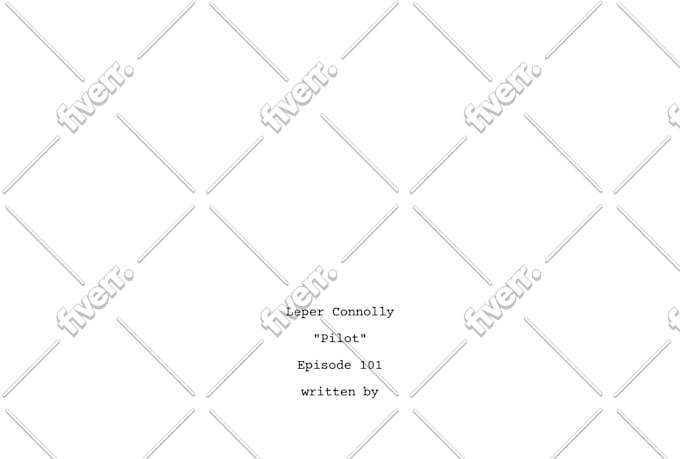 write for you a great comedy series or sitcom script