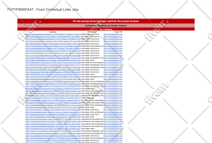 do 5500 tiered contextual SEO link building for google ranking