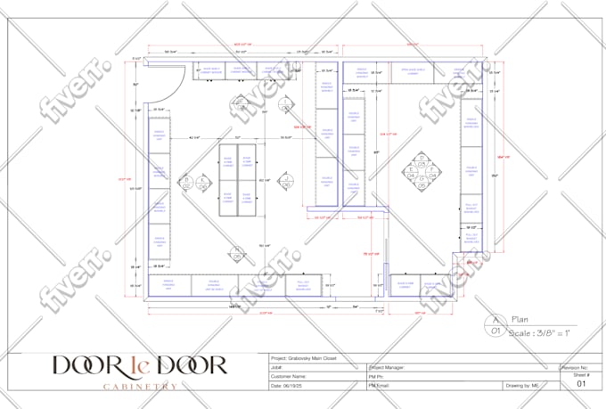 estimate cabinets and millwork projects
