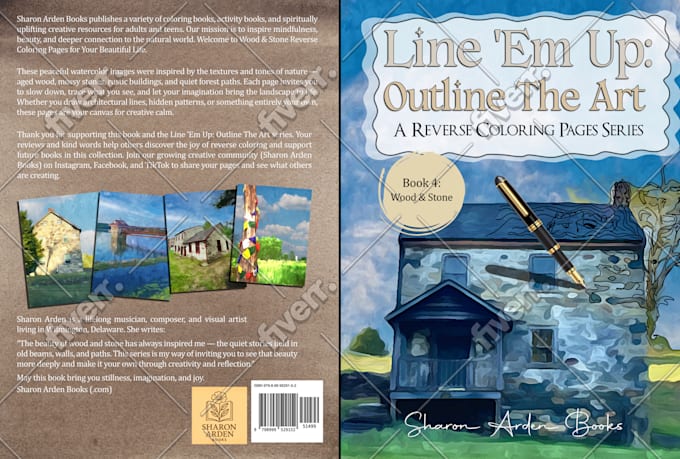 create a high quality reverse coloring book