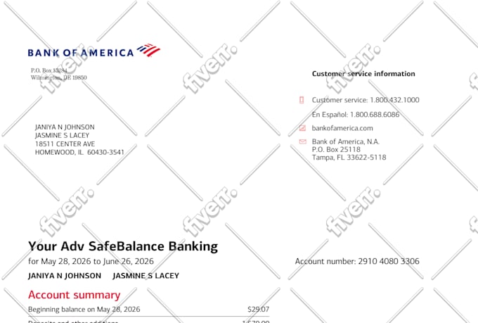 bank statement bank statement bank statement as you need
