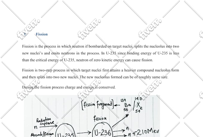 assist in nuclear engineering reports and projects