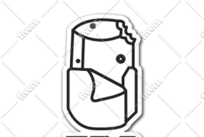 do custom sticker label badge logo or die cut sticker design