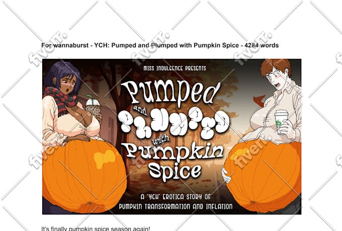pump and plump your oc with pumpkin spice
