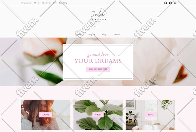 create, design ecommerce website, shopify, woocommerce website, store