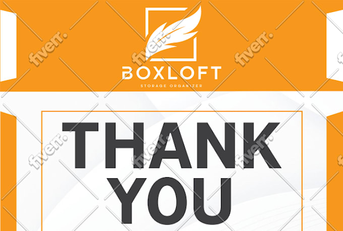 design custom amazon thank you card, product package insert