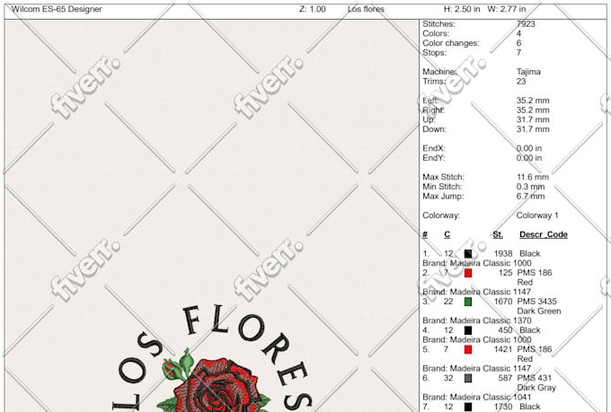 do embroidery digitizing with the fastest delivery dst pes exp and more