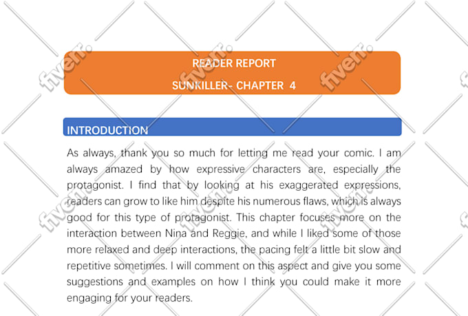 beta read your scripts, comic books and novels