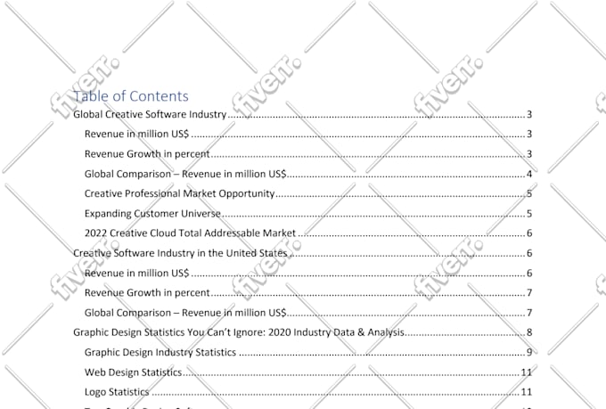 do comprehensive market research and industry research