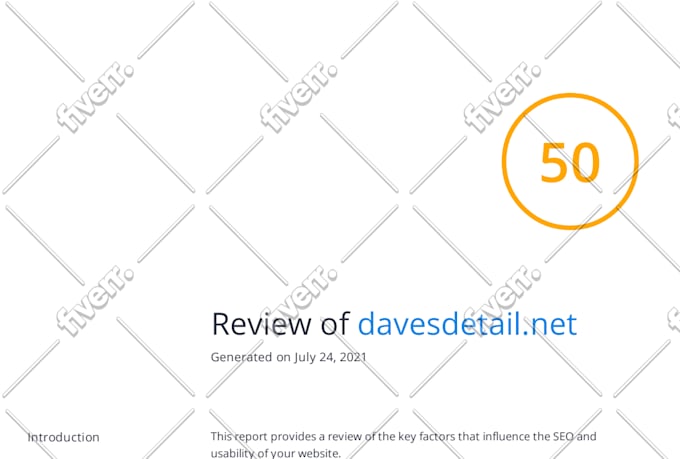 do depth professional SEO audit your website