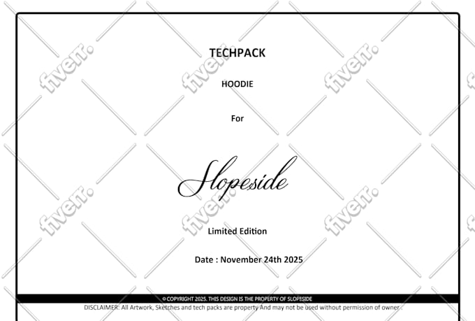do fashion tech pack and garment illustration