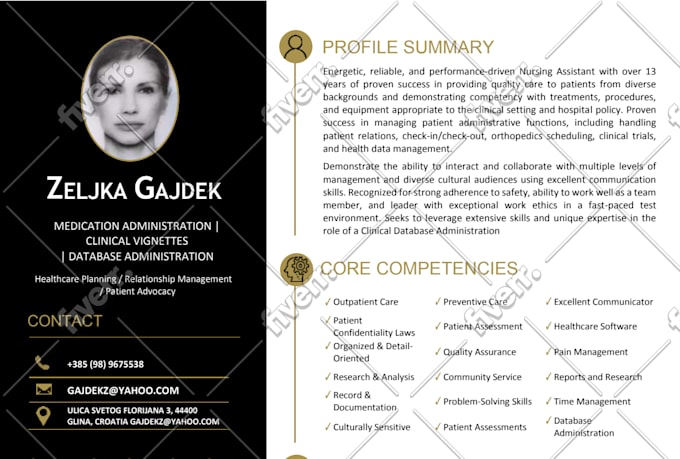 design a creative resume template using ms word or publisher