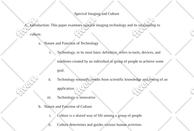 research a topic to create an outline with references