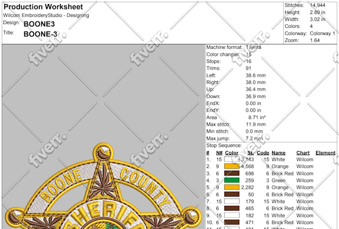 digitize any machine embroidery design into dst, pes, jef emb file in 1 hour