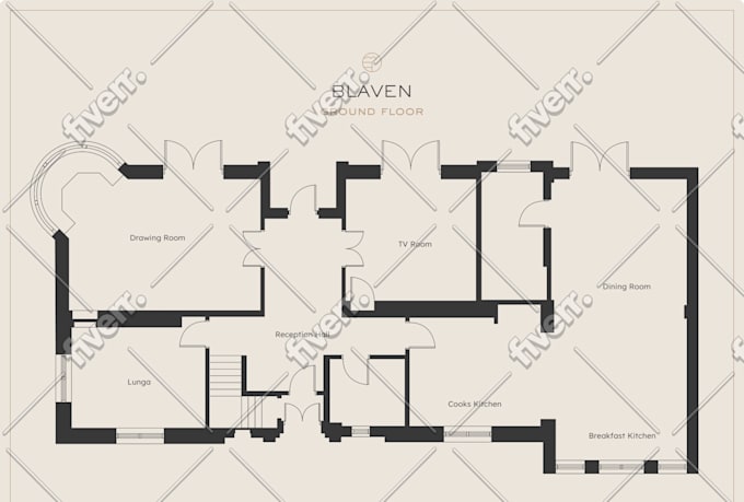 design vector floor plans in adobe illustrator