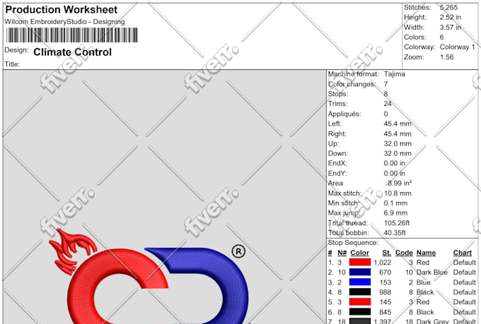 do embroidery digitizing  into dst,pes,emb,vp3,jef in few hrs