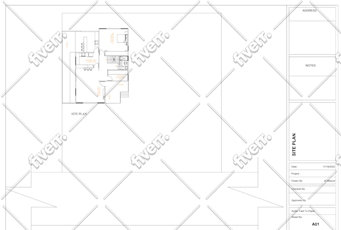 draw architectural 2d floor plan in autocad by architect