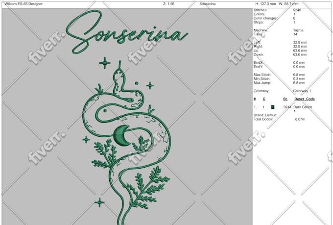 do excellent emoidery digitizing into dst, pes,pdf and etc