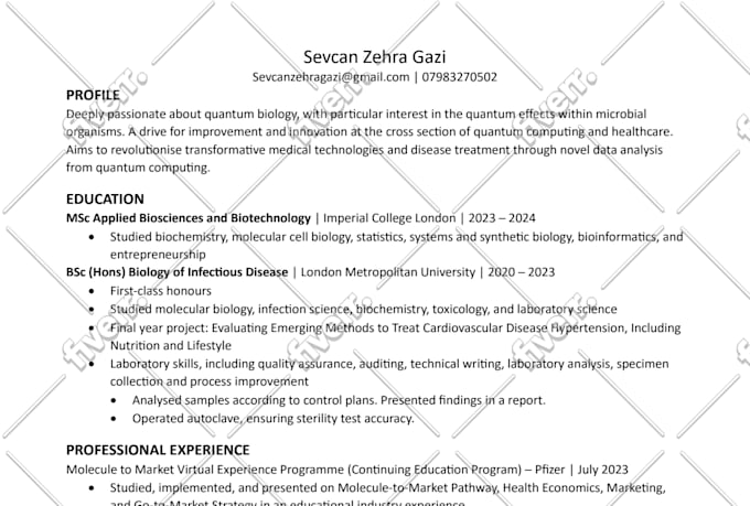 review, edit, and optimize your resume for stem positions