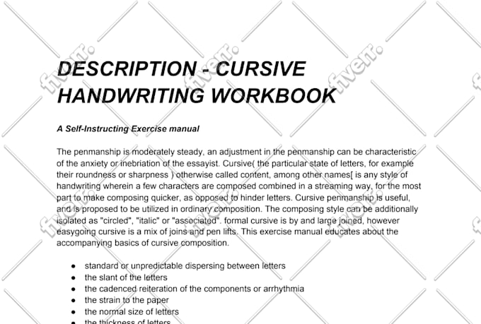 write great description of books