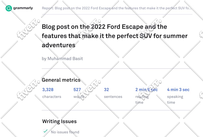 write compelling SEO friendly automotive content