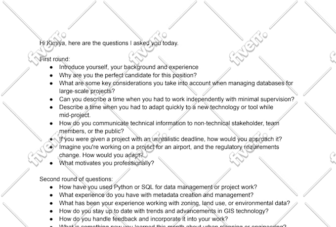 help you ace that first interview mock interview prep