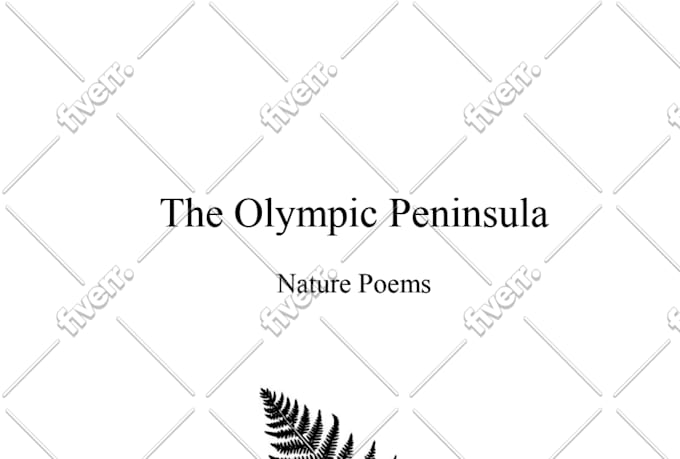 format your poetry book, interior layout and kdp book formatting