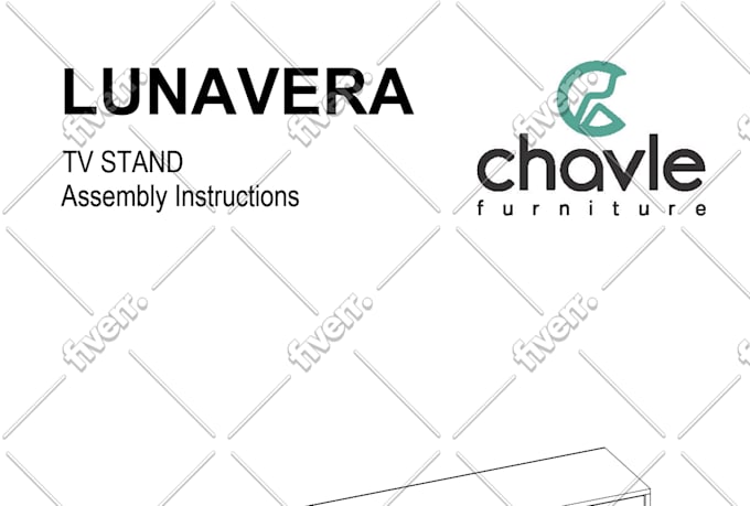 create assembly instructions for furniture manufacturing