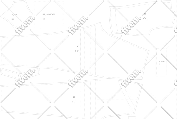 create cad patterns for any type of garment
