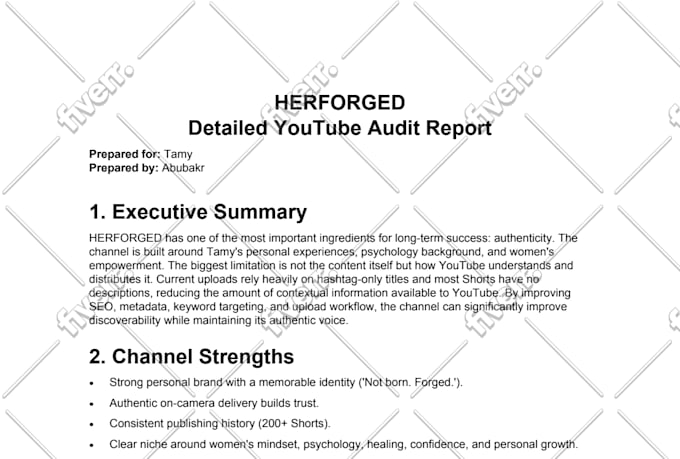 evaluate your youtube channel and provide a full SEO growth plan