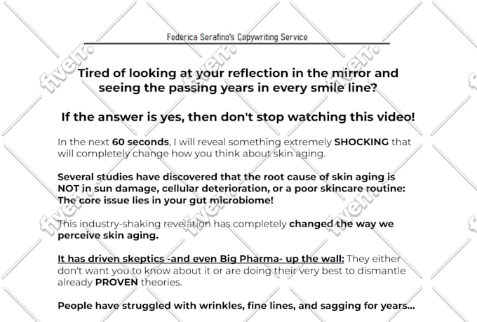 write high conversion youtube ad scripts in copywriting