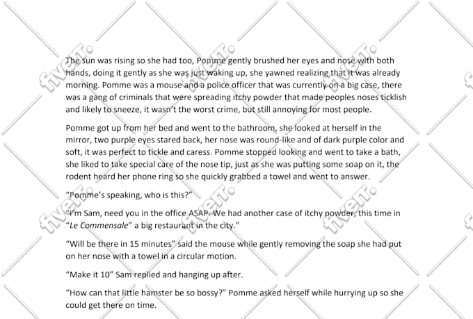 write a weird fanfic of your liking