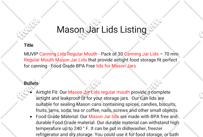 create converting SEO amazon fba listing product description
