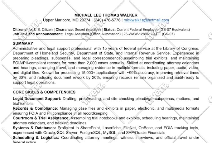write and edit accounting and finance resume