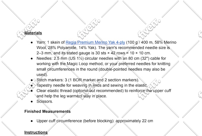 tech edit your knit or crochet pattern