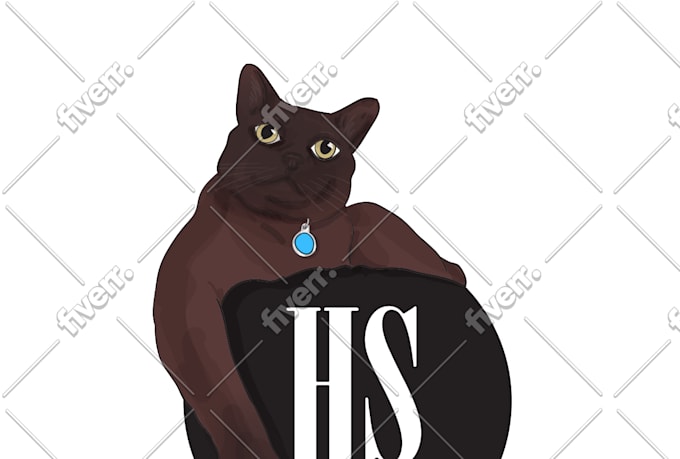 illustrate your pet from a photo in a cartoon style