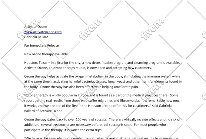write website copy for your website