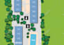 draw rv park map and campground map in vector illustrator