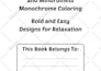 create custom monochrome coloring book monochrome coloring page for amazon KDP