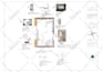 create 2d kitchen plan and bathroom plan with elevations