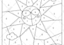 create color by number page for children