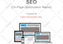 provide website SEO audit report and do competitor analysis