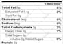 create nutrition facts label and do nutritional analysis
