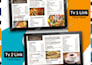 design editable DIY TV menu board or restaurant digital menu