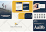 do custom minimalist logo design and full brand identity kit